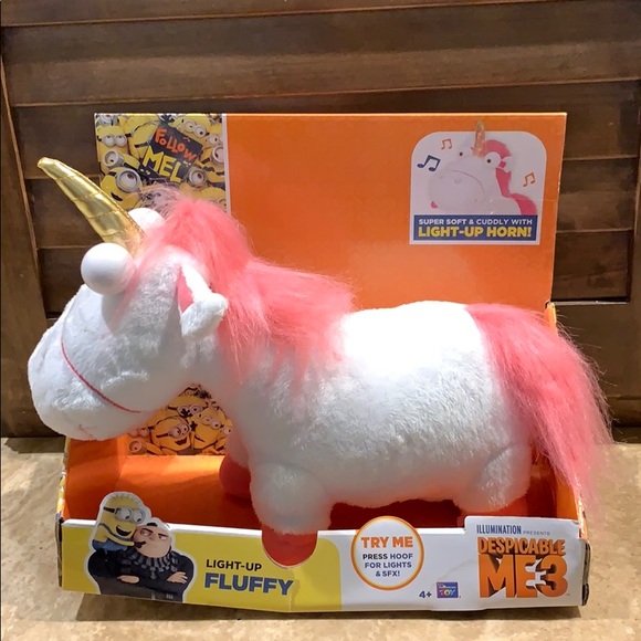 Despicable Me 3 Toys Despicable Me 3 Light Up Fluffy Unicorn Plush